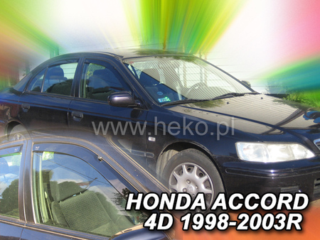 Дефлекторы боковых окон вставные передние Heko для Honda Accord седан (1998-2003) 17108