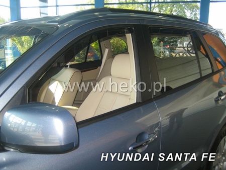 Дефлекторы боковых окон вставные Heko для Hyundai Santa Fe (2000-2012) 17225