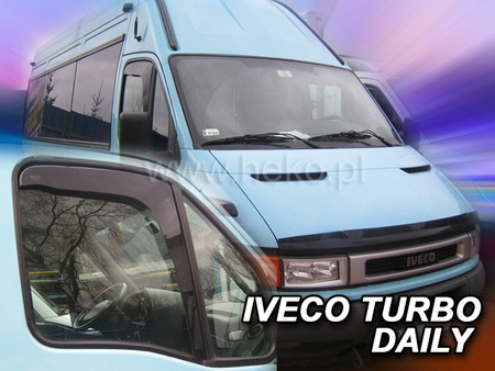 Дефлекторы боковых окон вставные передние Heko для Iveco Daily (2000-2019) 18105