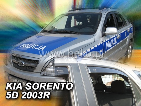 Дефлекторы боковых окон вставные Heko для Kia Sorento (2002-2009) 20142