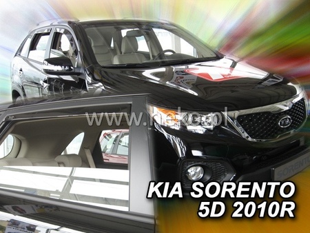Дефлекторы боковых окон вставные Heko для Kia Sorento (2009-2020) 20146
