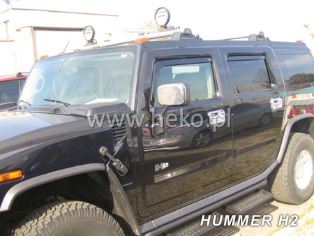 Дефлекторы боковых окон вставные Hummer H2 (2002-2019) 21503