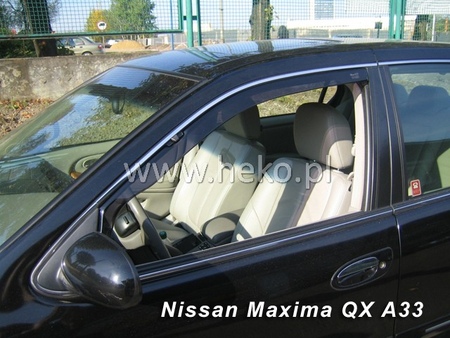 Дефлекторы боковых окон вставные передние Heko для Nissan Maxima ( (2000-2005) 24254