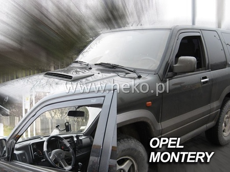 Дефлекторы боковых окон вставные передние Heko для Opel Montery 3d (1992-1999) 25304