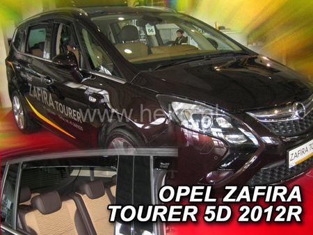 Дефлекторы боковых окон вставные Heko для Opel Zafira (2011-2019) 25329