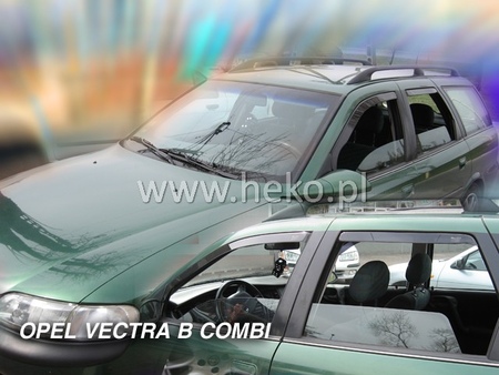 Дефлекторы боковых окон вставные Heko для Opel Vectra универсал (1995-2000) 25331