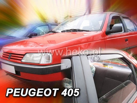 Дефлекторы боковых окон вставные Heko для Peugeot 405 седан (1992-2019) 26135