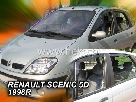 Дефлекторы боковых окон вставные Heko для Renault Scenic (1996-2002) 27172