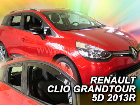 Дефлекторы боковых окон вставные Heko для Renault Clio Grandtour IV (2013-2016) 27187