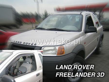 Дефлекторы боковых окон вставные передние Heko для Land Rover Freelander 3d (1998-2006) 27217