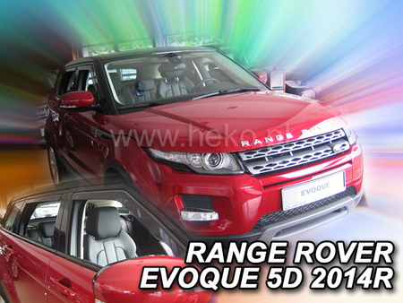 Дефлекторы боковых окон вставные Heko для Land Rover Rang Rover Evoque (2011-2019) 27239