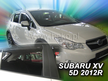 Дефлекторы боковых окон вставные Heko для Subaru XV (2011-2016) 28515