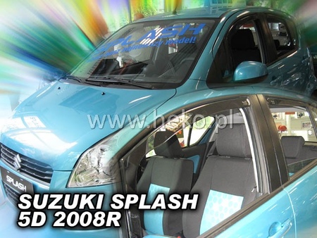 Дефлекторы боковых окон вставные Heko для Suzuki Splash (2008-2015) 28634