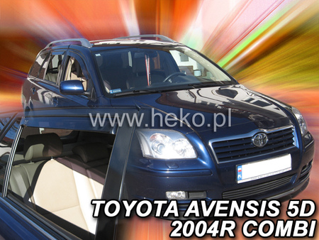 Дефлекторы боковых окон вставные Heko для Toyota Avensis универсал (2003-2008) 29363