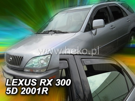 Дефлекторы боковых окон вставные Heko для Lexus RX (1997-2003) 30011