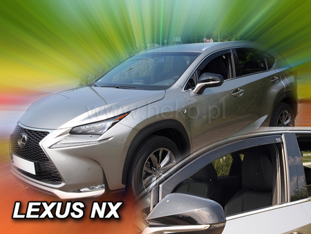 Дефлекторы боковых окон вставные Heko для Lexus NX (2014-2019) 30023