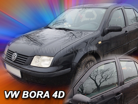 Дефлекторы боковых окон вставные Heko для Volkswagen Bora седан (1998-2005) 31135