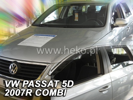 Дефлекторы боковых окон вставные Heko для Volkswagen Passat B6 универсал (2005-2010) 31170