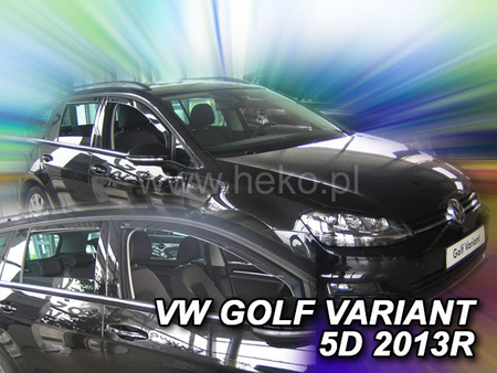 Дефлекторы боковых окон вставные Heko для Volkswagen Golf VII универсал (2012-2020) 31195