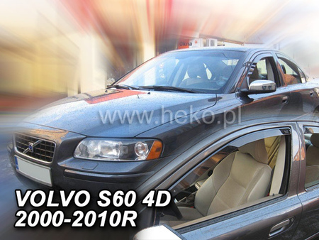 Дефлекторы боковых окон вставные передние Heko для Volvo S60 I (2000-2009) 31226