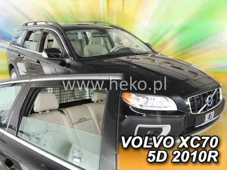 Дефлекторы боковых окон вставные Heko для Volvo XC70 (2007-2016) 31255