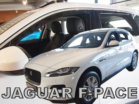 Дефлекторы боковых окон вставные Heko для Jaguar F-Pace (2016-2020) 18309