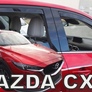 Дефлекторы боковых окон вставные Heko для Mazda CX-5 (2017-2025)