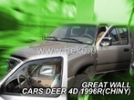 Дефлекторы боковых окон вставные передние Heko для Great Wall Deer G3 (2005-2009)