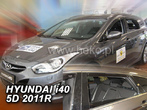 Дефлекторы боковых окон вставные Heko для Hyundai i40 универсал (2011-2017)