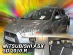 Дефлекторы боковых окон вставные Heko для Mitsubishi ASX (2010-2016)