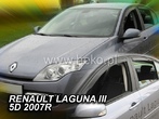 Дефлекторы боковых окон вставные Heko для Renault Laguna 5d хэтчбек (2007-2015)