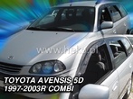 Дефлекторы боковых окон вставные Heko для Toyota Avensis универсал (1997-2002)