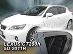 Дефлекторы боковых окон вставные Heko для Lexus CT 200h (2010-2015)