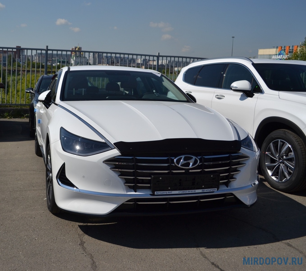 Дефлектор капота SIM для Hyundai Sonata (2019-2024) № SHYSON1912 - купить  по лучшей цене на mirdopov.ru