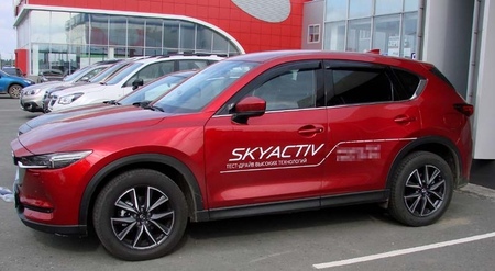 Дефлекторы боковых окон SIM для Mazda CX-5 (2017-2024)  SMACX51732