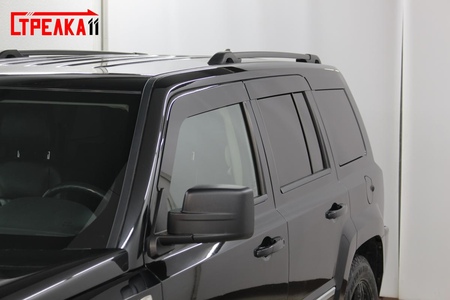 Дефлекторы боковых окон аэродинамические Стрелка11 для Jeep Liberty (2007-2011) 
