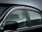 Дефлекторы боковых окон Cadillac SRX (2009-2019) с хромированным молдингом