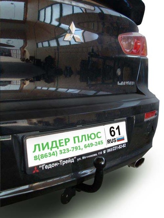 Фаркоп Лидер-Плюс для Mitsubishi Lanser седан (2007-2015) M112-A