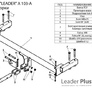 Фаркоп Лидер-Плюс для Audi A6 седан (1997-2004)