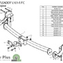 Фаркоп Лидер-Плюс LEXUS RX 330 (2003-2009)