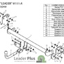 Фаркоп Лидер-Плюс для Mitsubishi ASX (2010-2016)