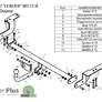 Фаркоп Лидер-Плюс для Mitsubishi Lanser седан (2007-2015)
