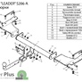 Фаркоп Лидер-Плюс для Ssang Yong Actyon (2006-2018)
