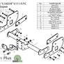 Фаркоп Лидер-Плюс для Volkswagen Transporter фургон закрытый (2003-2009)