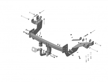 Фаркоп Motodor Mitsubishi Outlander III (2012-2023) 91312-A