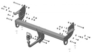 Фаркоп Motodor Mitsubishi Pajero (2000-2024)