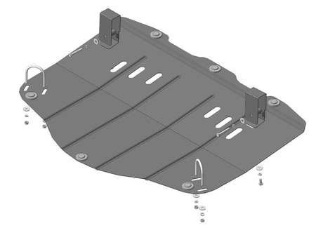 Защита картера и КПП (сталь) Motodor Citroen C5 (2010-2019) 00414