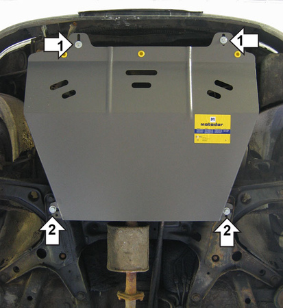 Защита картера и КПП (сталь) Motodor Ford Escort (1995-2000) 00740