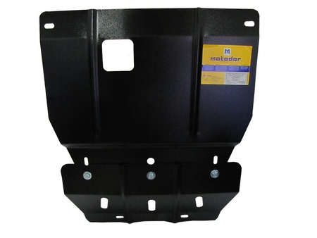 Защита картера, радиатора и переднего дифференциала (сталь) Motodor KIA Sportage (1993-2004) 01003