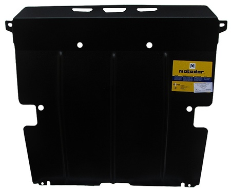 Защита радиатора, картера, КПП и переднего дифференциала (сталь) Motodor KIA Sorento (2006-2009) 01019